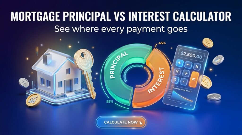Mortgage Principal vs Interest Calculator