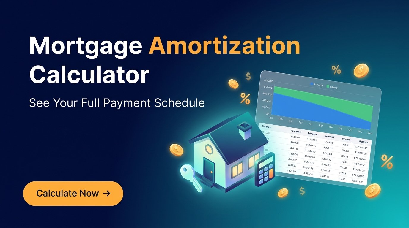 Mortgage Amortization Schedule Calculator