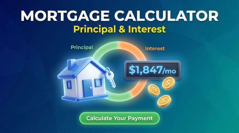 Mortgage Calculator — Principal & Interest